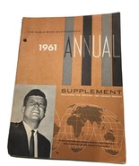 The World Book Encyclopedia 1961 Annual Supplement Paperback w Census Re... - £11.10 GBP