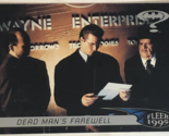Batman Forever Trading Card Vintage 1995 #59 Dead Man’s Farewell Val Kilmer - £1.54 GBP