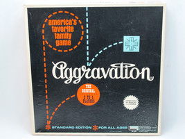 Aggravation 1970 Marble Board Game from Lakeside 100% Complete Bilingual EUC - $28.97