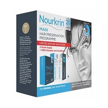 Nourkrin Man Value Pack 180 Tablets, Shampoo and Conditioner  - $192.00