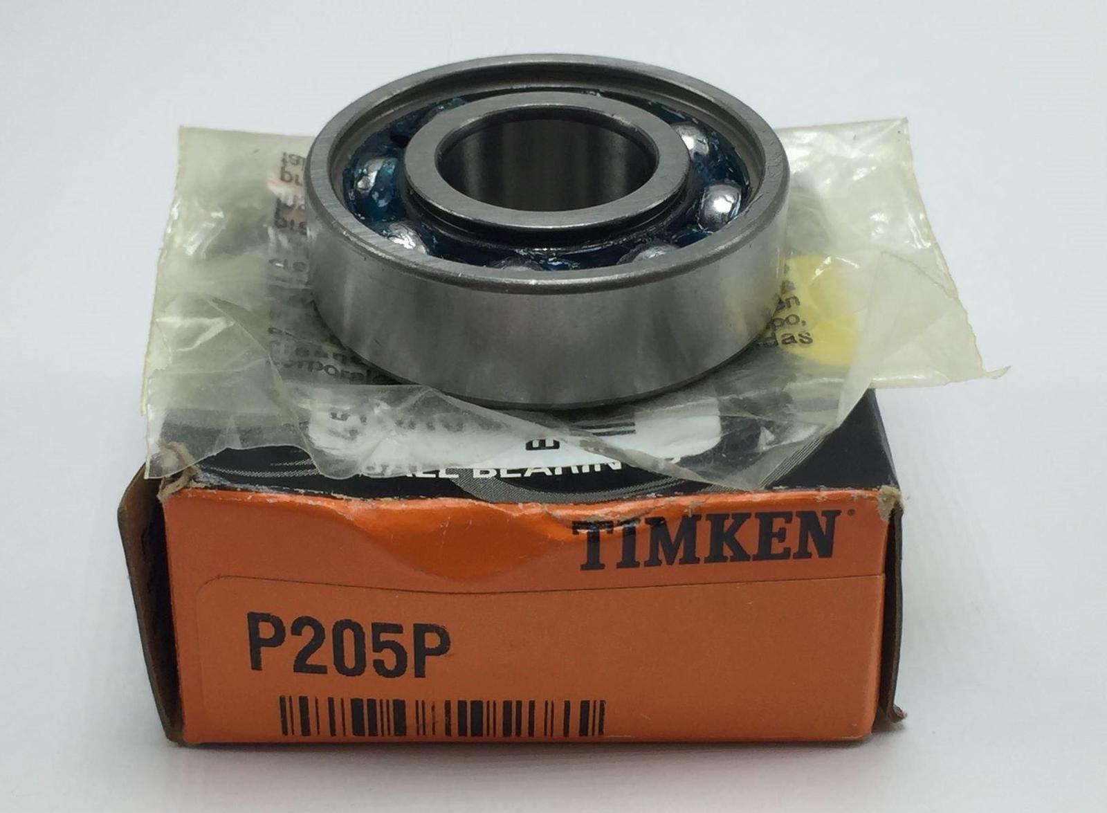 NEW TIMKEN P205P DEEP GROVE BALL BEARING 25MM BORE  - $14.50