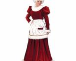 Fun World Costumes Women&#39;s Velvet Mrs. Santa Dress Adult Costume, Red/Wh... - £199.37 GBP
