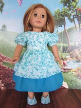 homemade 18" doll american girl/madame alexander promenade dress doll clothes - $27.00