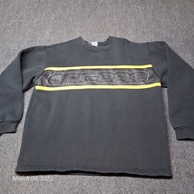 VTG Y2K No Fear Streetwear Sweatshirt Men Size Medium Black Net Mesh Str... - £36.20 GBP