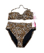 Lilly Pulitzer Leopard Print Bikini Swimsuit Set Size 14 My Favorite Spo... - $144.00