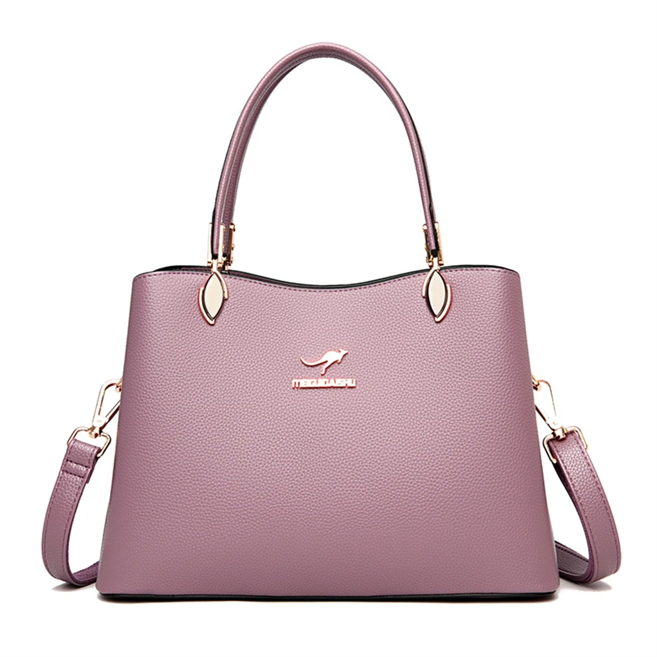 Autumn and Winter Crossbody Bag for Women Elegant 3 Layers Handbag and Purse Lad - £41.43 GBP