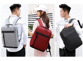 Men&#39;s Backpack Bags Male Business Laptop Backpack Charging Bagpack Nylon - £14.76 GBP