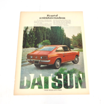 1972 Nissan Datsun Mini Muscle Car Today&#39;s Army Wants You Print Ad 10.5x13.5 - £7.96 GBP