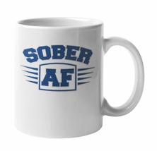 Make Your Mark Design Sober AF Coffee &amp; Tea Mug For Celebrants, Youth, Alcohol D - $19.79+