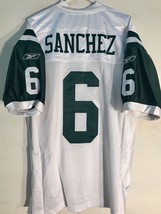 Reebok Authentic NFL Jersey Jets Mark Sanchez White sz 52 - £26.47 GBP