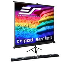 Elite Screens Tripod Series, 85-INCH 1:1, 16:9, 4:3, Adjustable Multi Aspect Rat - £133.89 GBP