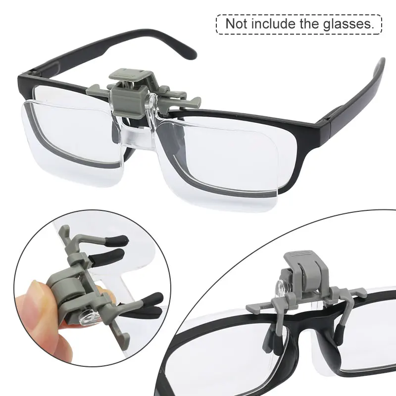 2X Magnifier Light-weight Magnifying Gles with Clip Loupe for Needlework... - $162.26