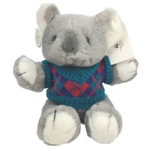 Russ Caress Soft Pets Koala Bear With Tags Vintage Ugly Sweater  - $5.58