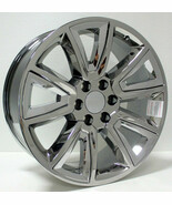 Chevy 20&quot; Chrome with Chrome Insert Wheels Rims for 2000-2023 Tahoe Subu... - $23,163.50 MXN