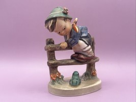 Vintage Hummel Figurine #201 2/0 &quot;Retreat To Safety&quot; TMK-3 Goebel 4&quot; - £11.68 GBP