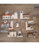 Vintage The Cats Meow Lighthouse Series 1990s Signed Wood Collectible Lo... - $39.55