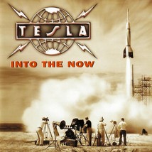 TESLA Into the Now BANNER 3x3 Ft Fabric Poster Tapestry Flag album cover art - $22.00