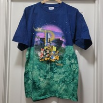 VTG 90s Disney Animation California Adventure All Over Print T-Shirt Mens L - $92.18