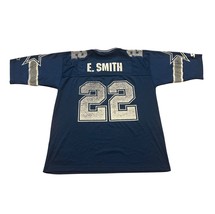 Vintage 1995 Starter Dallas Cowboys Emmitt Smith #22 Blue NFL Jersey Men... - $34.99