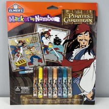 Elmer’s Marker By Numbers Captain Jack Sparrow Pirates Caribbean Color RARE! - £15.56 GBP