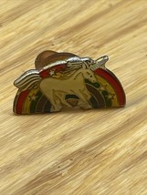 Vintage Rainbow Unicorn Lapel Pin Pinback LGBTQ 80s Retro KG - $9.89