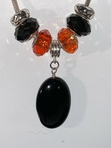 Onyx Pendant &amp; Bead Set W/Choice of 16&quot; 18&quot; or 24&quot; Dione Necklace (NA230 231) - £14.36 GBP+