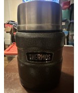 Thermos Stainless Steel 16oz Vacuum Insulated Food Jar Gray Hammered NO ... - $239.99 MXN
