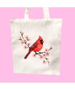 Cardinal &amp; Blossoms Tote Bag– A Touch of Nature’s Elegance - $278.93 MXN
