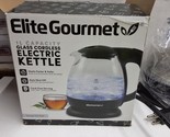 Elite Gourmet EKT1001 Electric 1.0L BPA-Free Glass Kettle Cordless 360Â°... - £19.38 GBP