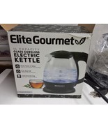 Elite Gourmet EKT1001 Electric 1.0L BPA-Free Glass Kettle Cordless 360Â° Base - $24.74
