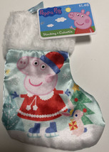 Peppa Pig Christmas Mini-Stocking 5” X 7” NEW - £3.50 GBP