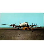 Vtg Postcard Airplane, Douglas C-118 Liftmaster, Naval Air Station. Glen... - £5.36 GBP