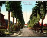 Bella Palma Avenue IN California Ca Unp Non Usato DB Cartolina C16 - £6.40 GBP