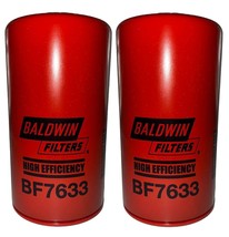 Baldwin BF7633 Spin-On Fuel Filter ~ Crosses to 1R-0750 (Pack of 2) - $31.92