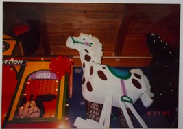 Vintage Bronners Christmas Rocking Horse Display Frankenmuth Michigan 1995 - £1.53 GBP