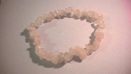 Beautiful Rose Quartz Gemstones Stretchy Bracelet - $1.60