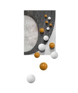 interoknack Modern 3D Metal Sphere Wall Art, Abstract Handcrafted Textur... - €777,14 EUR