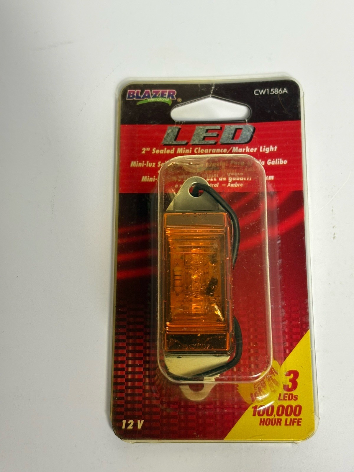 Blazer CW1586A 2&quot; Sealed Mini Clearance/Marker Light 12V Volt LED - $10.88