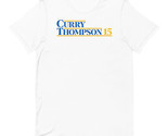 STEPHEN CURRY &amp; KLAY THOMPSON Golden State Warriors T-SHIRT Retro Splash... - £14.40 GBP+