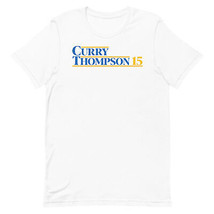 Stephen Curry &amp; Klay Thompson Golden State Warriors T-SHIRT Retro Splash Brother - £14.76 GBP+