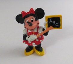 Disney Applause Minnie Mouse Teacher 2.25&quot; Collectible Toy Figure - $5.93