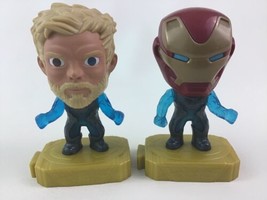 Marvel Avengers Endgame Team Suit #12 Thor #14 Iron Man 2pc Lot Figure McDonalds - £10.09 GBP
