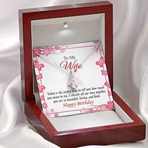 Express Your Love Gifts Birthday Gift for Wife Perfect Time Eternity Ribbon Ston - £51.52 GBP