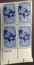 Employ The Handicapped Set of Four Unused US Postage Stamps - $1.99