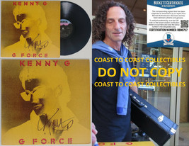 Kenny G Saxophonist signed autographed G Force album vinyl proof Beckett COA - £197.37 GBP