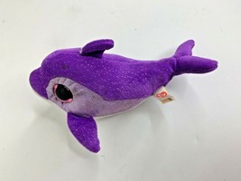 Ty Beanie Boos Flips Purple Dolphin Plush stuffed Animal Toy  - £6.19 GBP