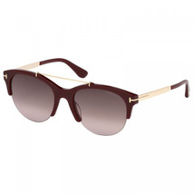 TOM FORD TOM FORD FT0517 69T Bordeaux Lucido 55-19-140 Sunglasses New Authentic - £101.40 GBP
