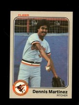 1983 Fleer #64 Dennis Martinez Nmmt Orioles - $0.97