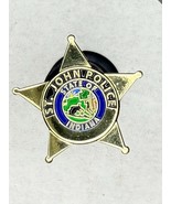 St. John Police Indiana Lapel Pin Tie Tac - $11.88