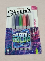 Limited Edition Cosmic Color Sharpie 5 Pack Fine Point Permanent Markers... - $6.43